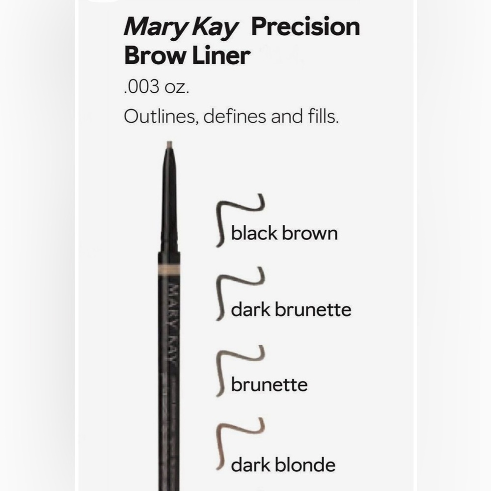 Mary Kay Precision Brow Liner in Brunette NIP Bundle & save
